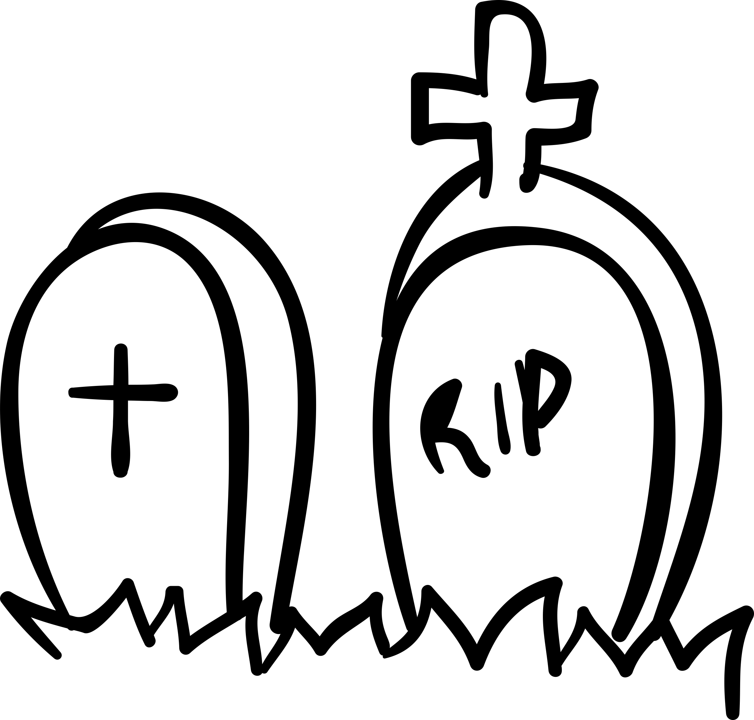 Halloween Cemetery Tombstones Outline Drawing Svg Vector Free Vectors